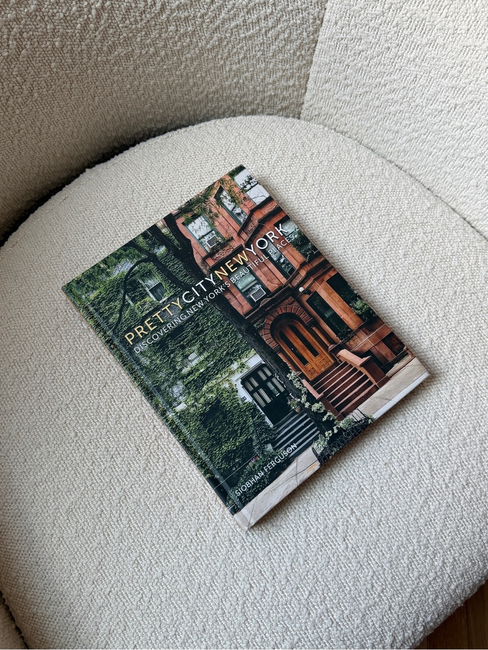 Pretty City, New York Hardcover Coffee Table Book - Green & Rust Cover